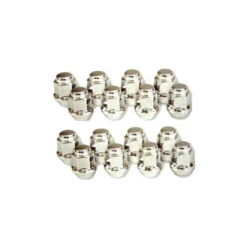 16 ECROUS DE ROUE CHROME CONIQUE QUAD M10X125 EN DOUILLE DE 14