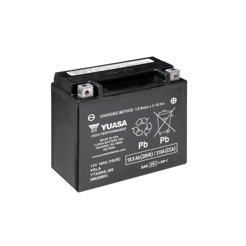 Batterie YUASA YTX20HL-BS Sans Entretien Livrée Avec Pack Acide 800 RZR 3 Batterie YUASA YTX20HL-BS Sans Entretien Livrée Avec Pack Acide 800 RZR