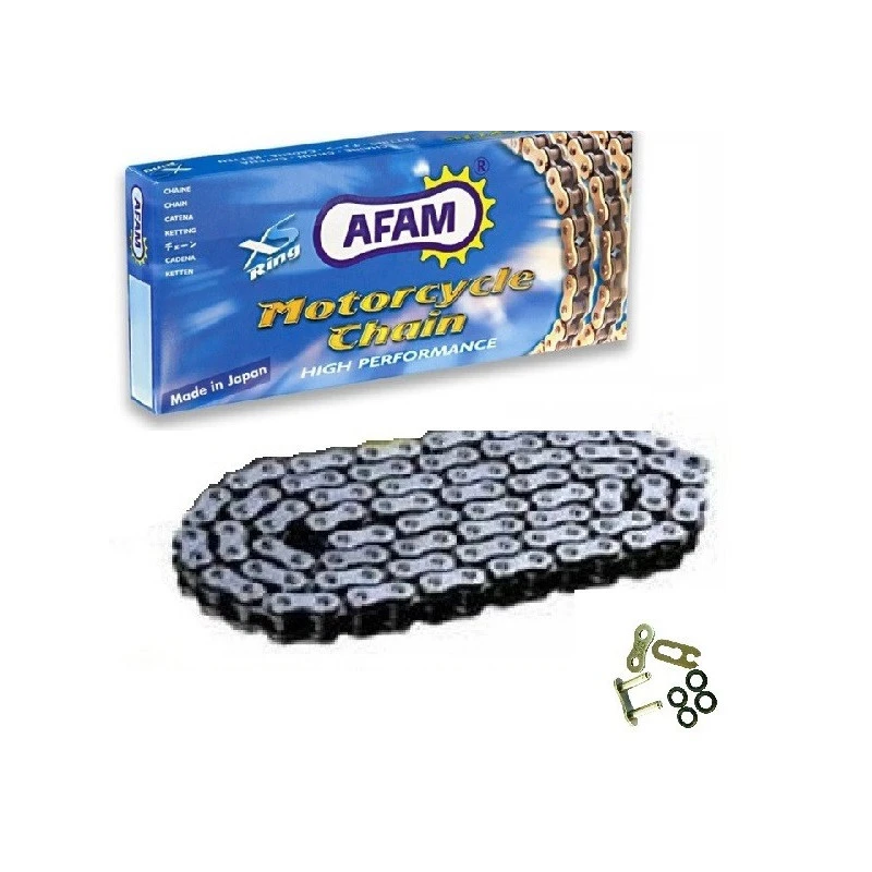 CHAINE ACIER TYPE XLR2 520 AFAM RENFORCEE MXU 250 KYMCO 3 CHAINE ACIER TYPE XLR2 520 AFAM RENFORCEE MXU 250 KYMCO