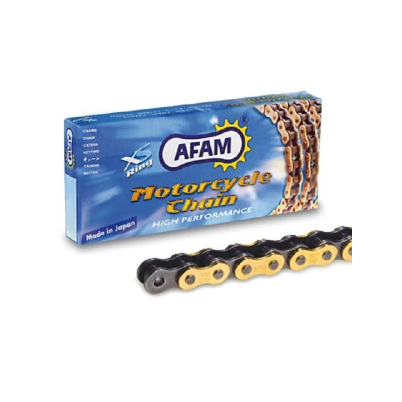 CHAINE SUPER RENFORCEE X-RING 520 112 MAILLONS AFAM 3 CHAINE SUPER RENFORCEE X-RING 520 112 MAILLONS AFAM