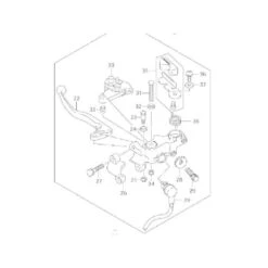 ENSEMBLE LEVIER EMBRAYAGE COCOTTE FREIN PARKING LTZ 400