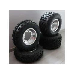 PACK PNEUS ART SLICER HOMOLOGUE ET JANTES DWT A5 MONTES QUAD YAMAHA 250 350 450 660 700