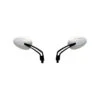 Paire De Rétroviseurs Easy Blanc Homologué Route -Magasin D'Accessoires Moto paire de retroviseurs easy blanc homologue route
