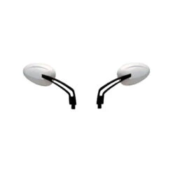 Paire De Rétroviseurs Easy Blanc Homologué Route