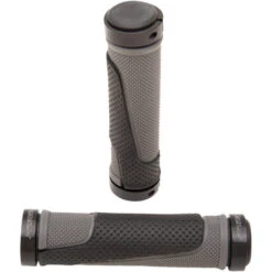 Dragon POIGNEES PROGRIP 997 LOCK-ON POUR QUAD AVEC GACHETTE 2X22mm GRIS NOIR