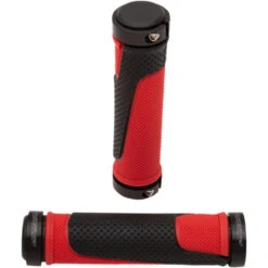 Renthal POIGNEES PROGRIP 997 LOCK-ON POUR QUAD AVEC GACHETTE 2X22mm ROUGE NOIR
