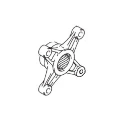 PORTE COURONNE ARRIERE LTZ 400 D'ORIGINE 2009/18